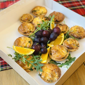 Tartaletki zapiekane z orzechami